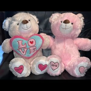 2016 DanDee Bears NEW (1 with tag & 1 tag removed)